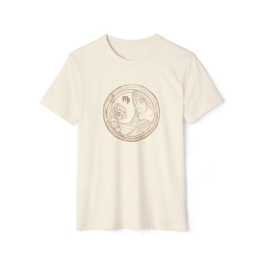 Virgo Unisex Recycled Organic T-Shirt (Natural)