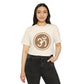 Om Unisex Recycled Organic T-Shirt on model (Natural)