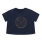 Gemini Zodiac Cropped Tee (Navy)