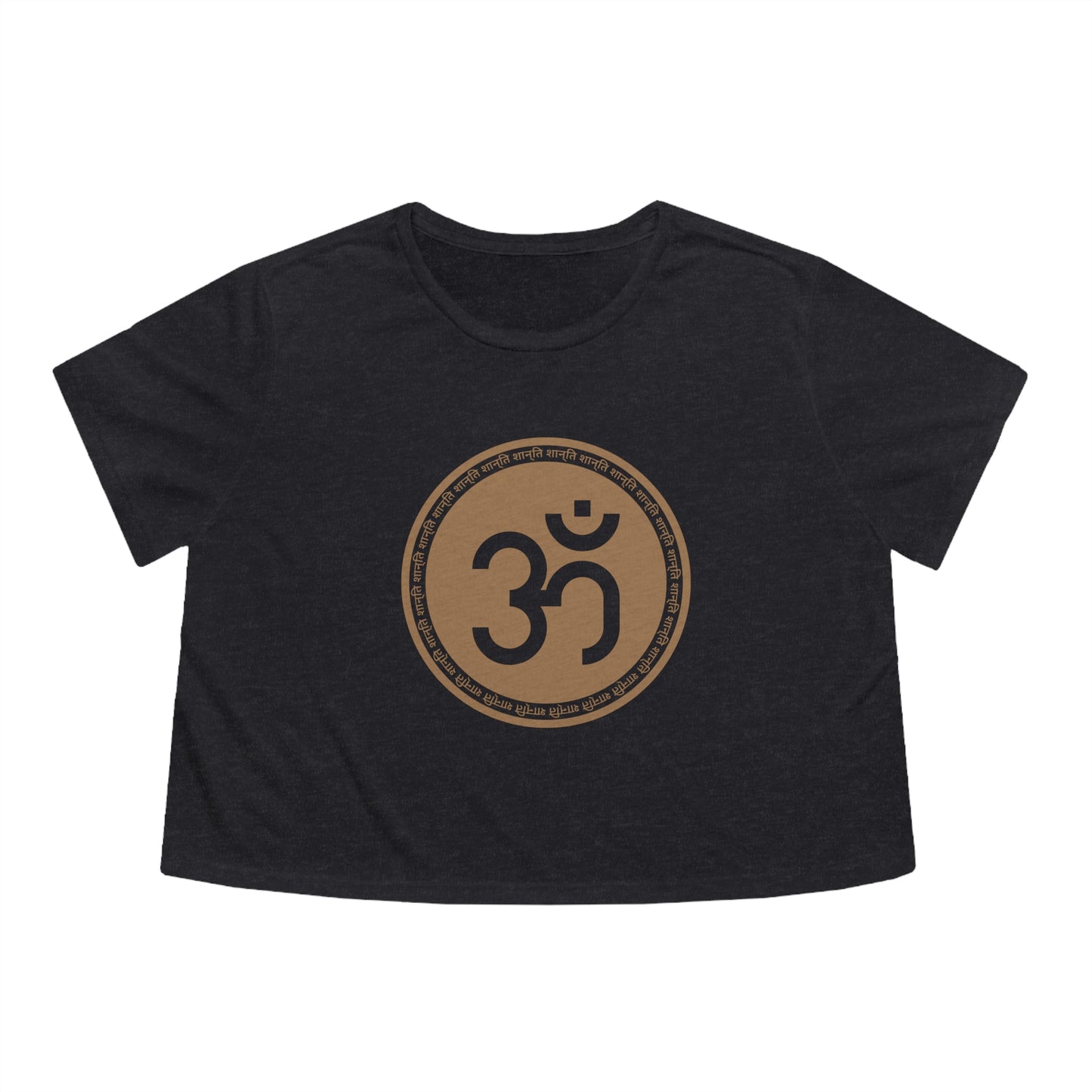 Om shanti Cropped Tee