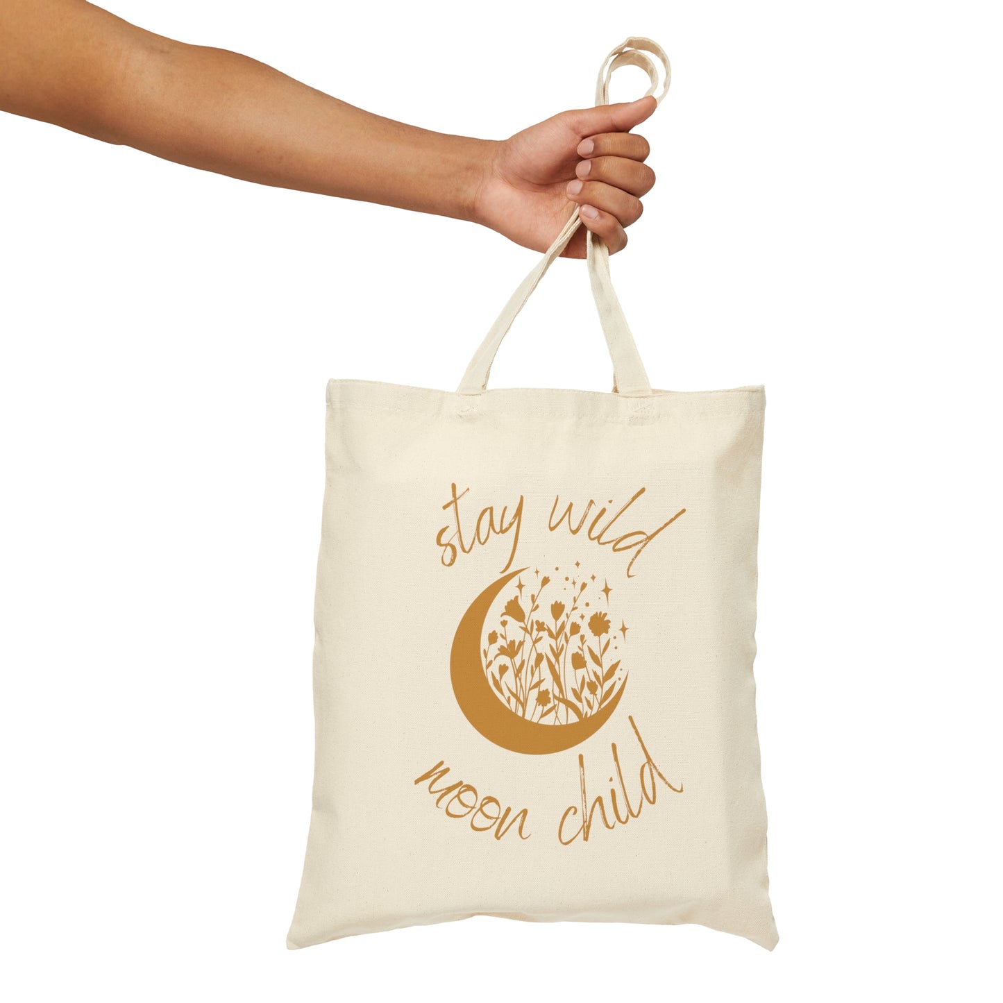 Stay Wild Moon Child Tote Bag (hand held)