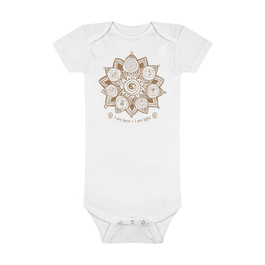 Chakras Organic Short Sleeve Onesie