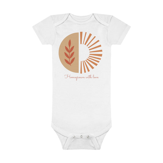 Homegrown Organic Short Sleeve Onesie