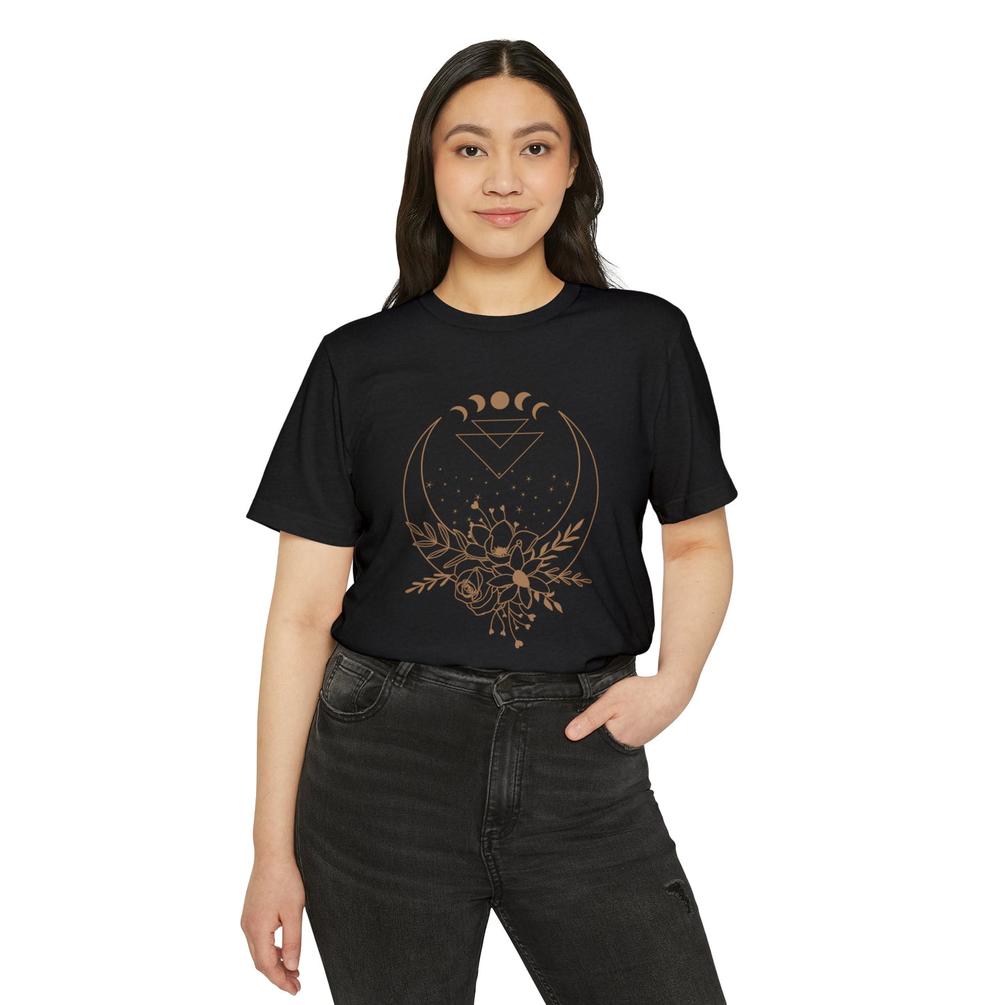 Flower Moon Unisex Recycled Organic T-Shirt