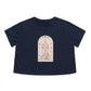 Wild & Free Cropped Tee (Navy)