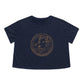 Leo Zodiac Cropped Tee (Heather Navy)