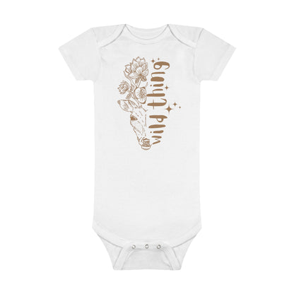 Wild Thing Organic Short Sleeve Onesie