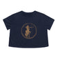 Sagittarius Zodiac Cropped Tee (Navy)