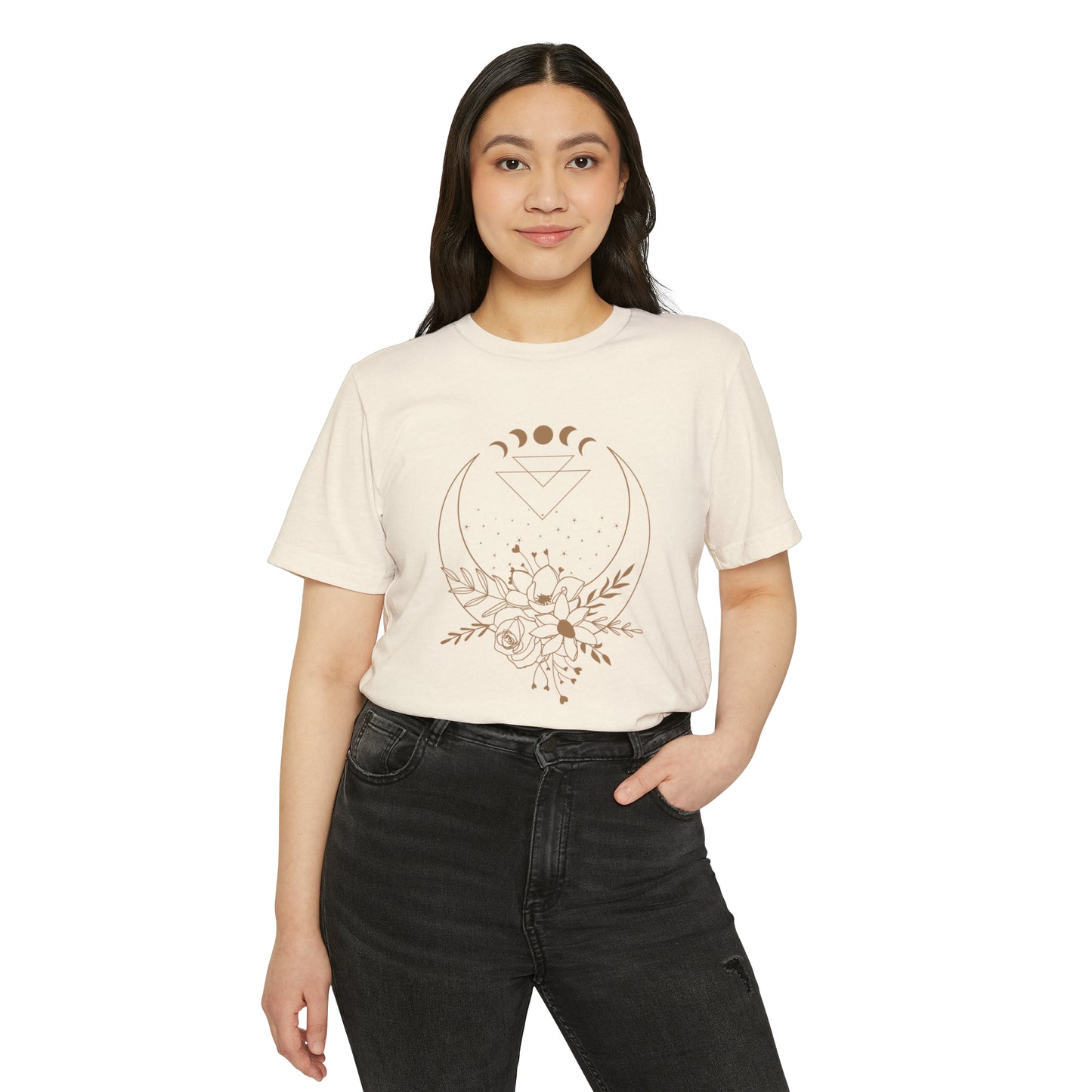 Flower Moon Unisex Recycled Organic T-Shirt