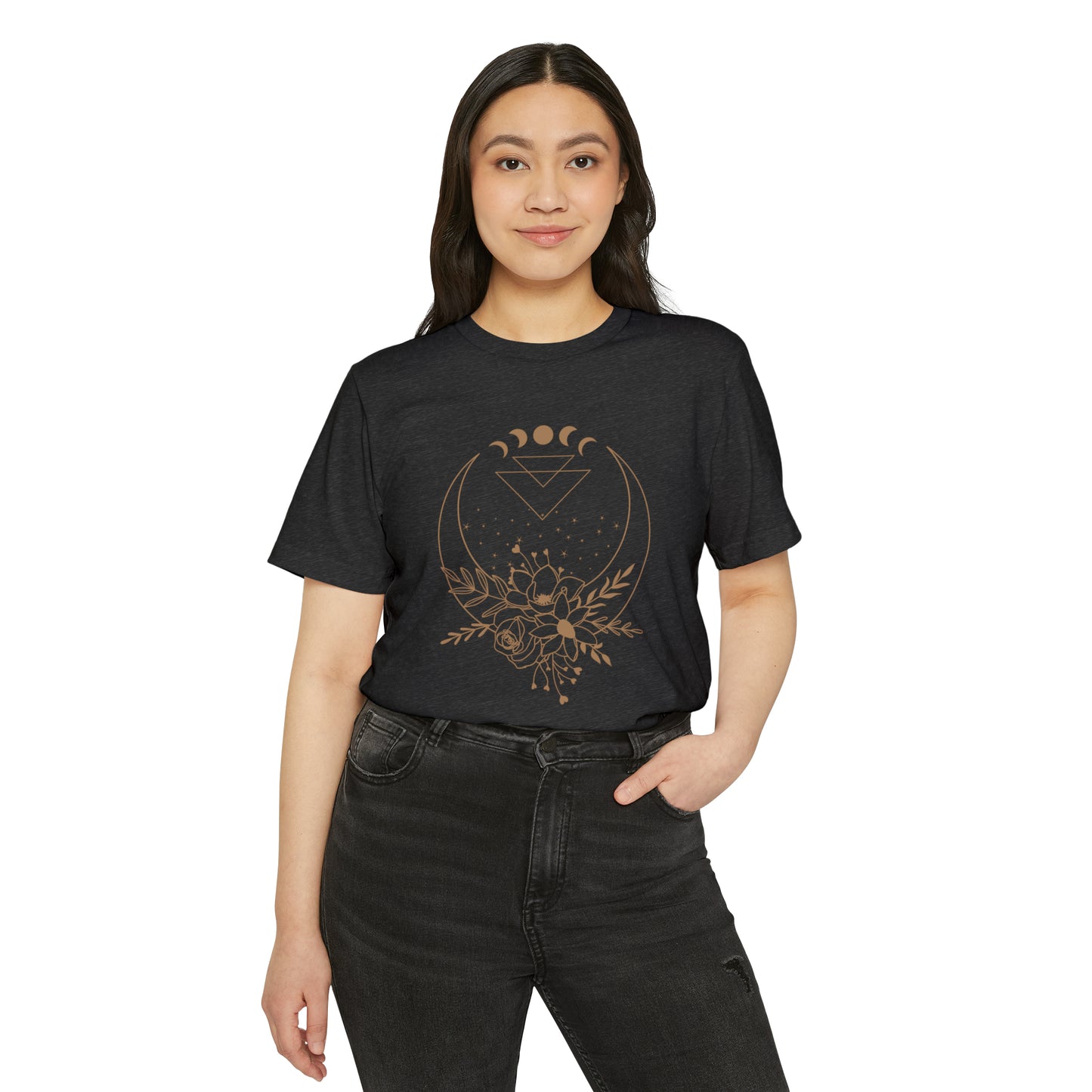 Flower Moon Unisex Recycled Organic T-Shirt