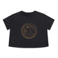 Virgo Zodiac Cropped Tee (Dark Grey)