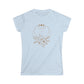 Flower Moon Women's Fitted Tee