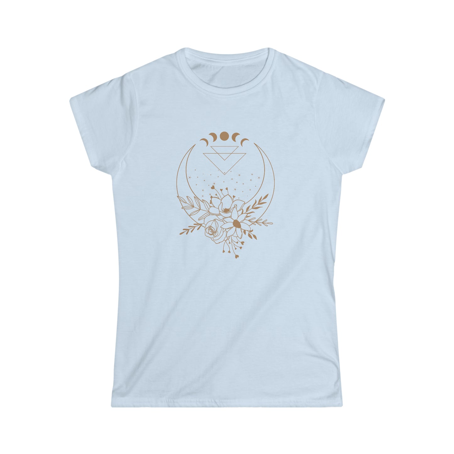 Flower Moon Women's Fitted Tee