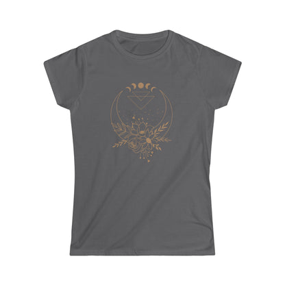 Flower Moon Women's Fitted Tee