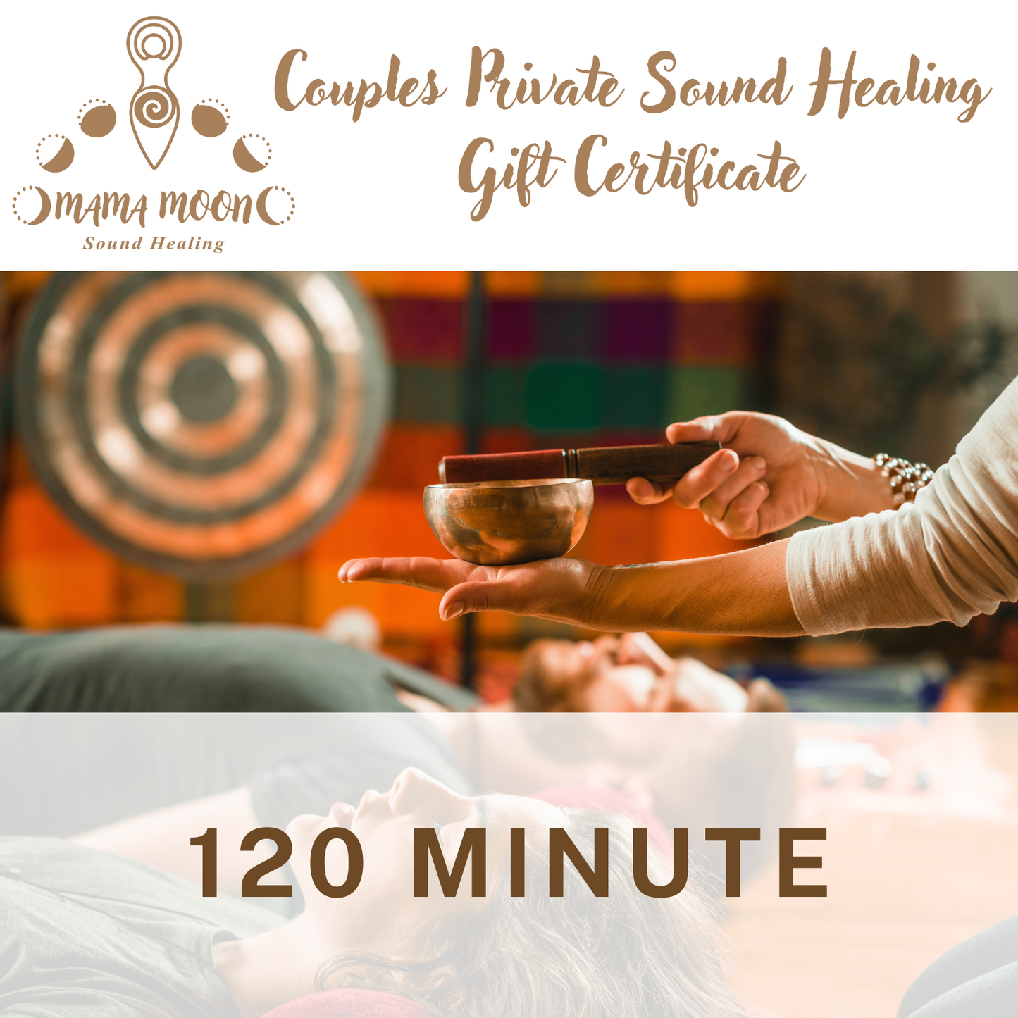 Couples Private Sound Healing Gift Certificate