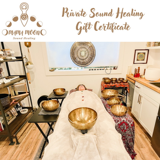 Private Sound Healing Gift Certificate