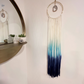 Hand Dyed Quartz Geode Macrame Wall Hanging