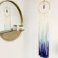 Hand Dyed Smoky Quartz Macrame Wall Hanging