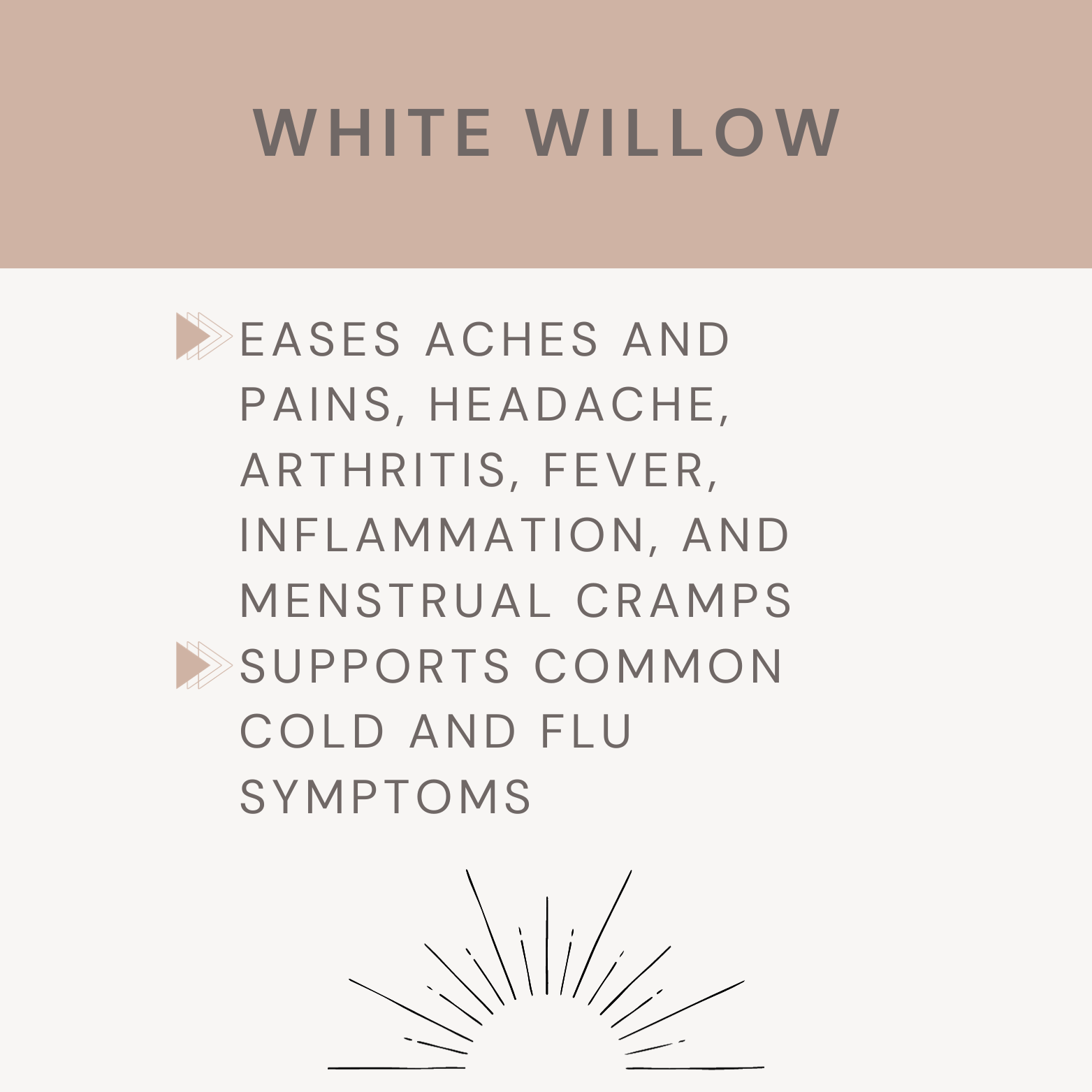 White Willow Bark Tincture (used for)