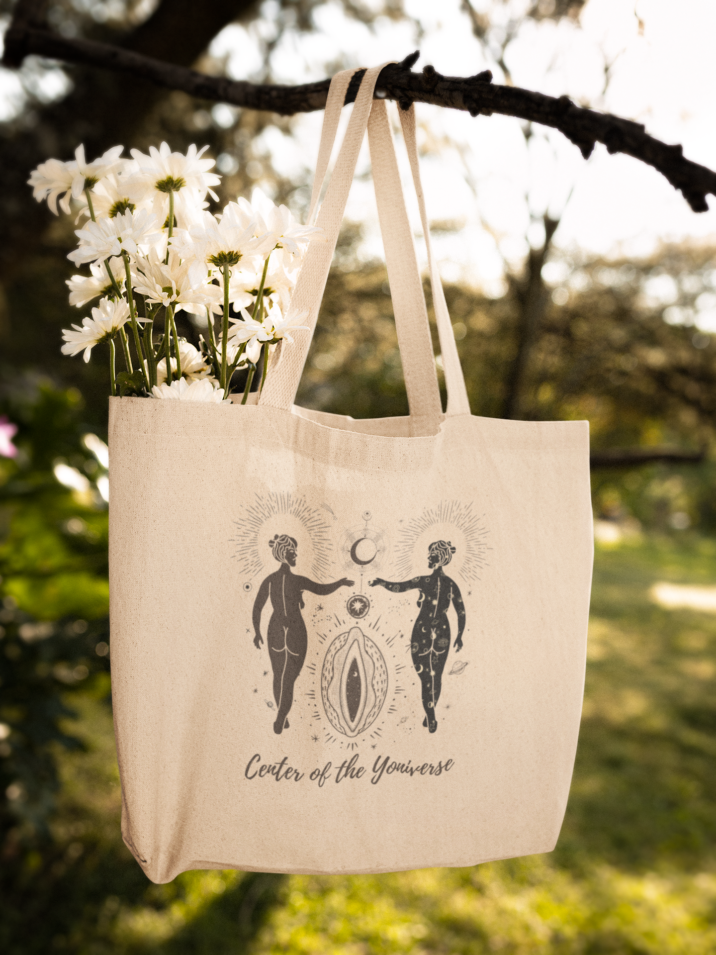 Center of the Yoniverse Tote Bag