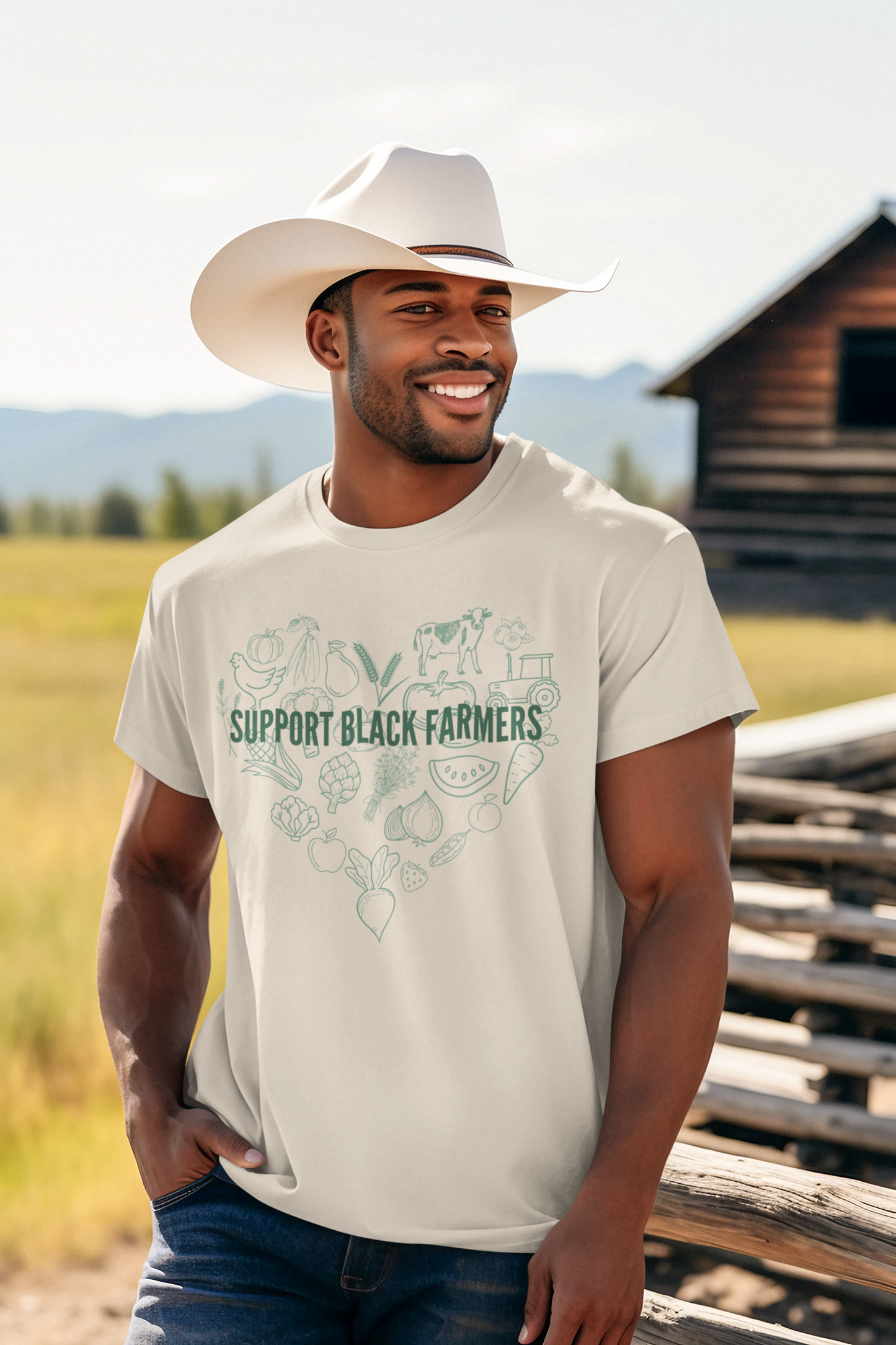 Support Black Farmers Recycled Organic T-Shirt