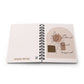 Spiral Bound Black Girl Magick Journal (open face down)