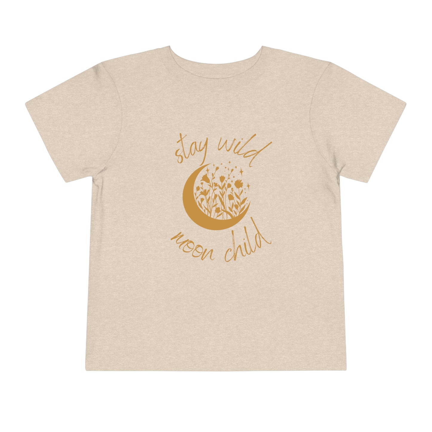 Toddler Short Sleeve Stay Wild Moon Child Tee (Dust)