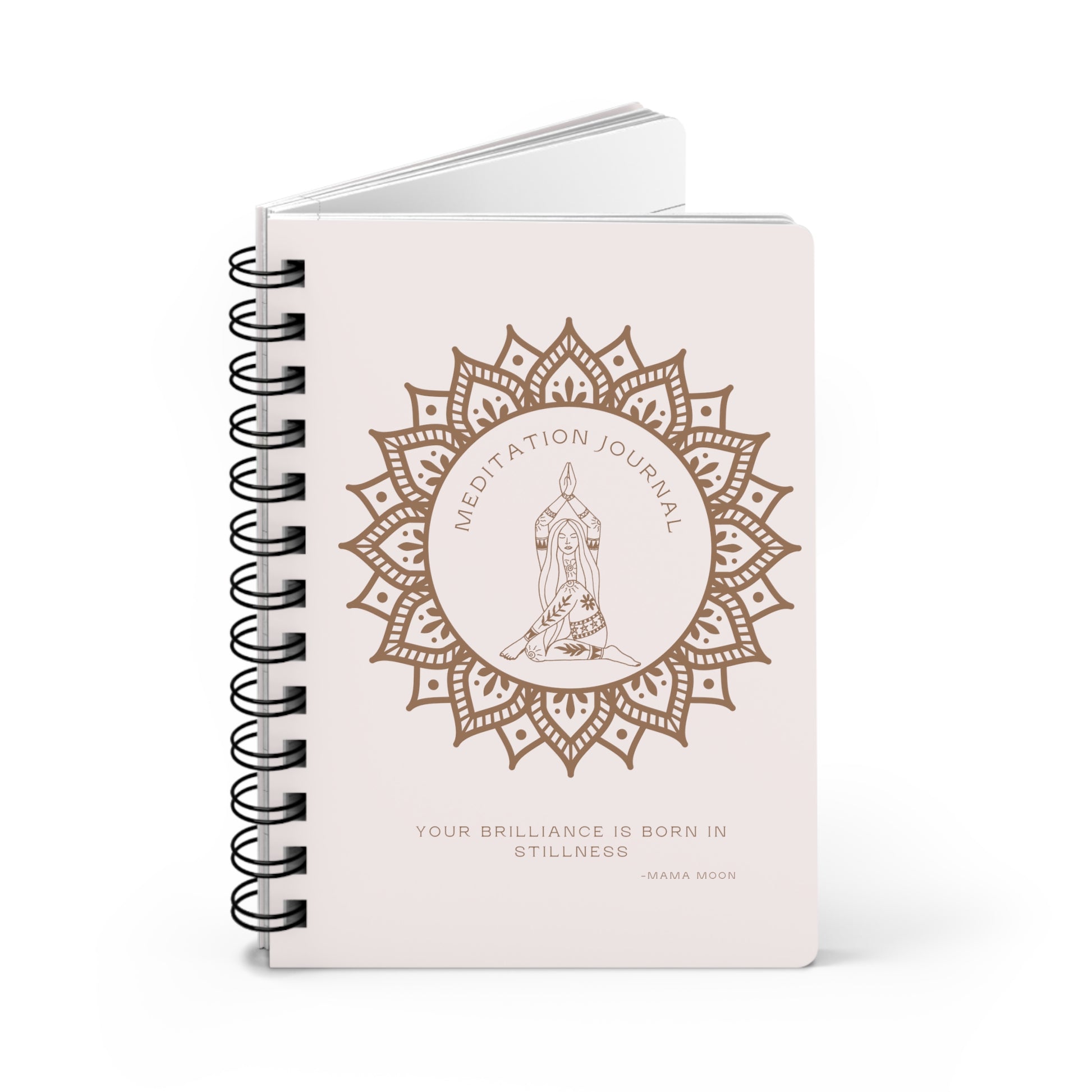 Spiral Bound Meditation Journal (upright)