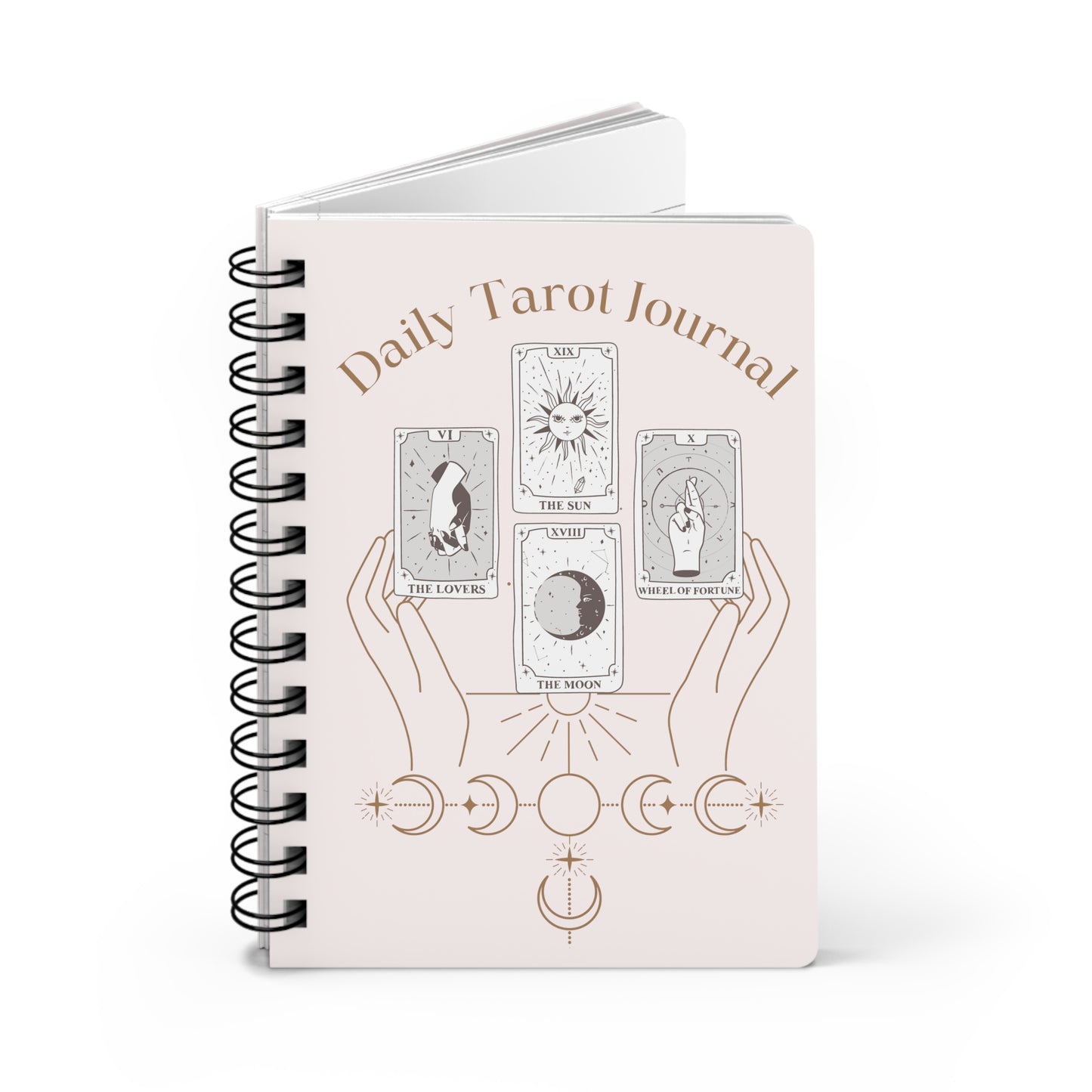 Spiral Bound Tarot Journal (upright)