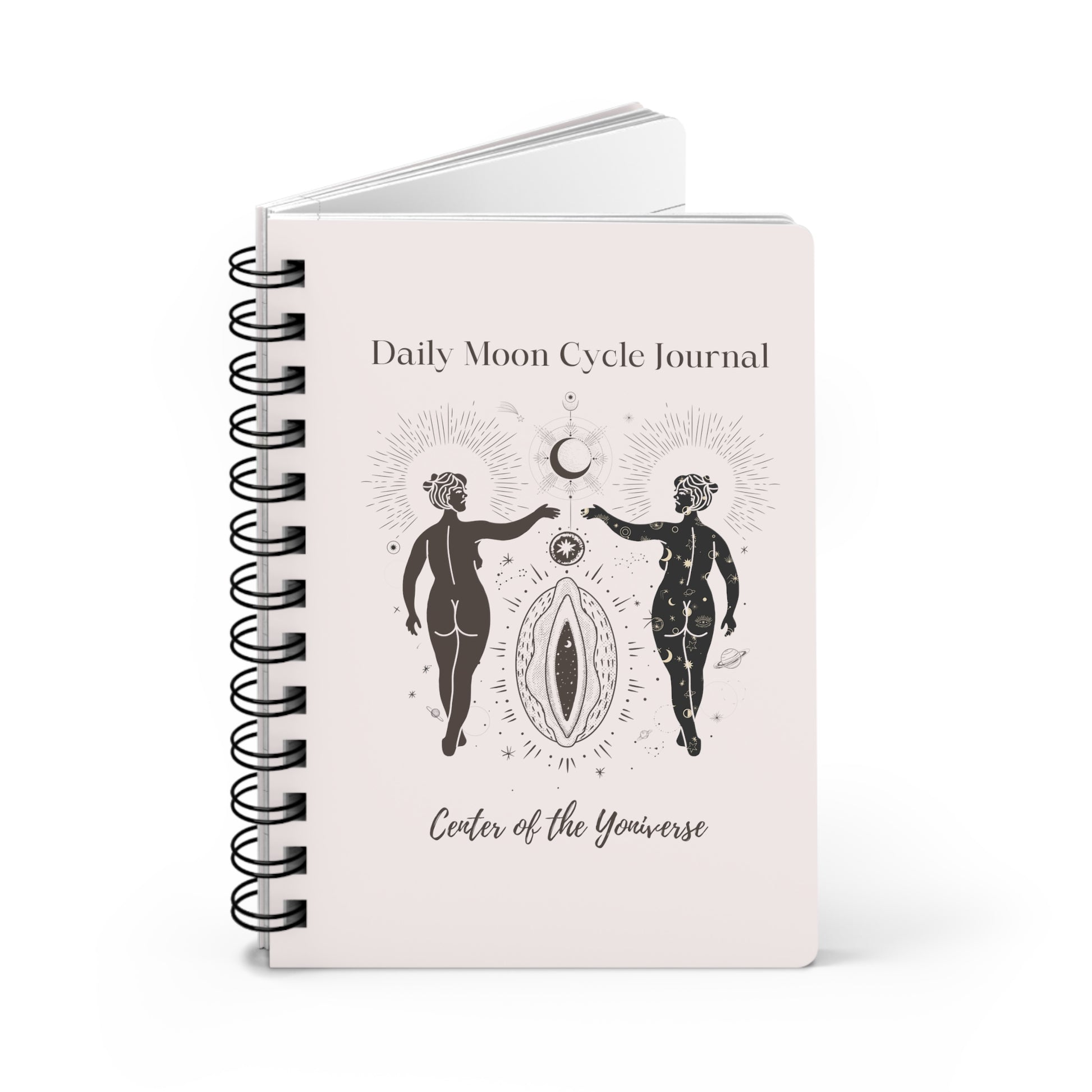 Spiral Bound Moon Cycle Journal (upright)