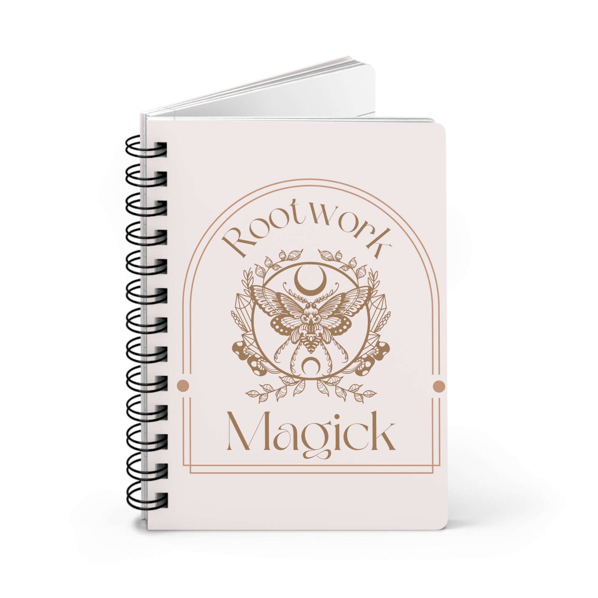 Spiral Bound Rootwork Magick Journal (upright)